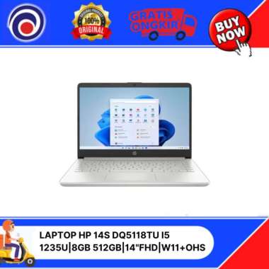 LAPTOP HP 14S DQ5118TU I5 1235U|8GB 512GB|14"FHD|W11+OHS