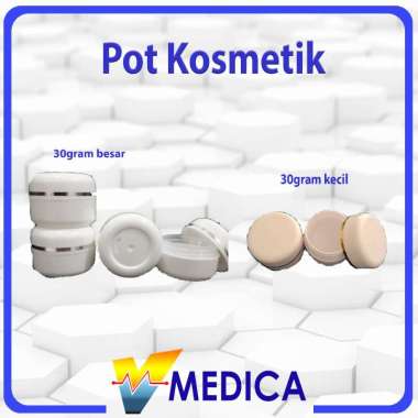 Pot Kosmetik 30gr kecil dan 30gr besar 30G BESAR