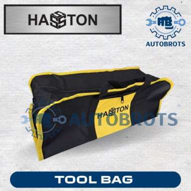 HASSTON Toolbag Terpal / Tas Perkakas Tool Bag / Tempat Perkakas HITAM