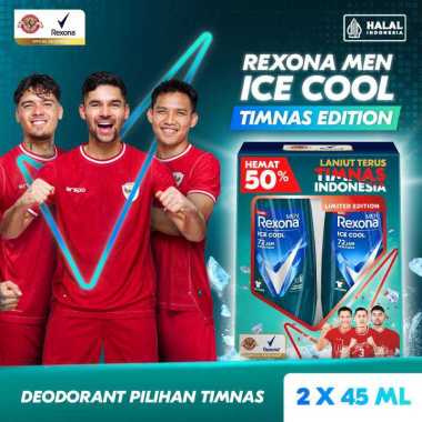 Rexona Men Ice Cool Roll-On Deodorant [45 mL x 2] - Banded