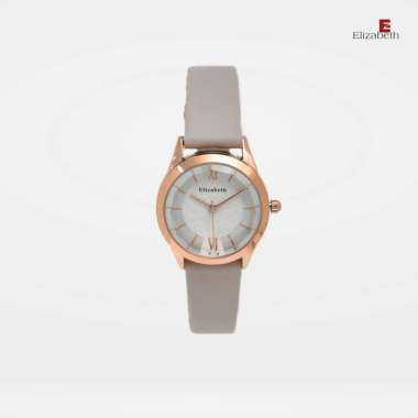 Jam Tangan Wanita - Elizabeth | Leather Strap 2200-0892 Black