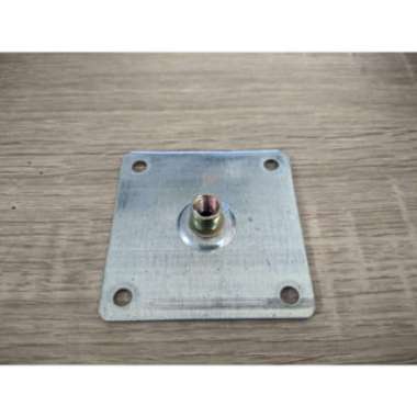 Plat Besi Kaki Kayu Sofa - Plat Meja KOTAK 5 LUBANG