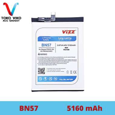 Vizz Xiaomi BN57 Poco X3 / X3 PRO / X3 NFC Baterai Batre Original