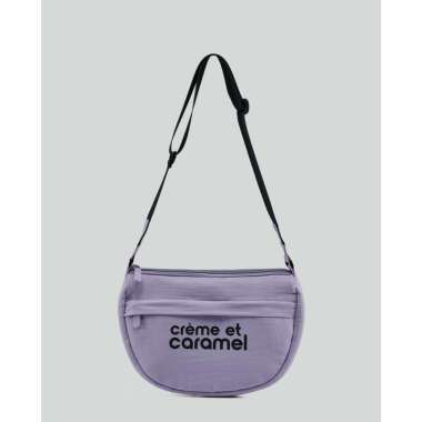 Crème et Caramel Nylon Puffy Sling Bag CC9-1293 Lilac