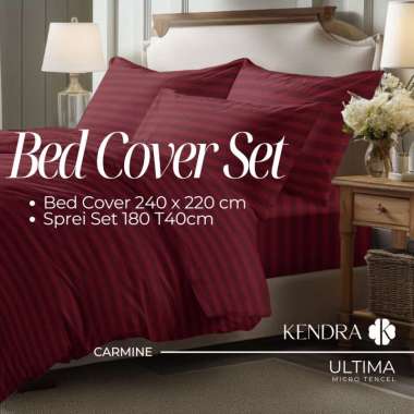 KENDRA ULTIMA Bed Cover Set Carmine 180x200 T40