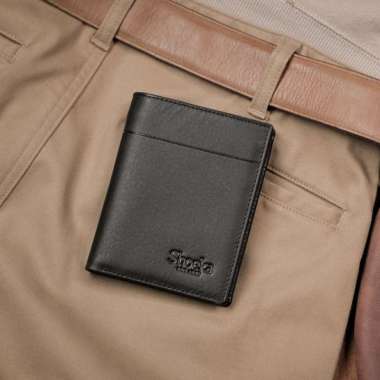 Shoeka - Dompet Pria - Aland Pendek Hitam