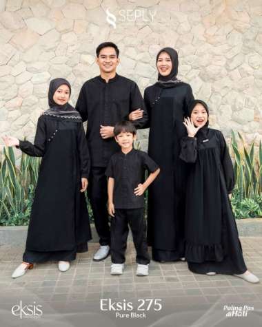 Sarimbit Seply Terbaru 2025 Eksis 275 Pure Black Meyra 367 Kaseo 234 Selia 170 Kliko 170 - GAMIS, XS
