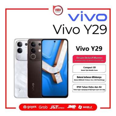 HP Vivo Y29 Ram 8GB Internal 128GB Garansi Resmi Brown