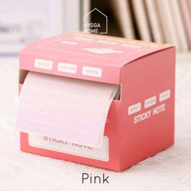 CHIMON Sticky Notes Roll Cute Aesthetic Pull Out Sticker Memo Paper Cute Sticker Pink