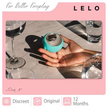 LELO Ora 3, Clitoal Stimulator (Stimulasi untuk Wanita dengan Getaran dan Gerakan) Midngiht Blue