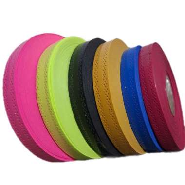 GRIP KARET GULUNG PANJANG UNTUK RAKET BADMINTON TENIS PANCING - ROLL GRIP BULUTANGKIS Merah