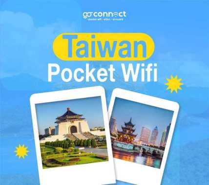 Pocket Wifi Sewa Modem Wifi Unlimited Taiwan Luar Negeri [GO CONNECT] Unlimited