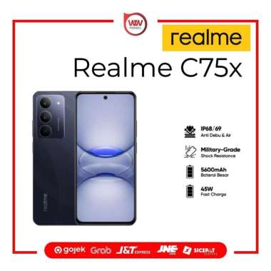 Hp Realme C75x Ram 8GB Internal 128GB Garansi Resmi Oceanic Blue