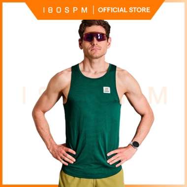SAYSKY - Men's Flower Combat Singlet, Green | Singlet Lari Pria XS