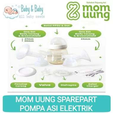 MOM UUNG Sparepart Breastpump Elektrik - Sparepart Pompa Asi Elektrik Mom Uung Corong 30mm