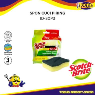 SPON CUCI PIRING / SABUT SPON ECO PACK ID-30P3 3M