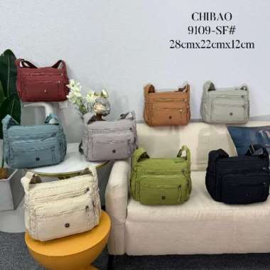 Tas Selempang Wanita Chibao CB 9109-SF + Free Dustbag CB 9109-SF Putih Susu