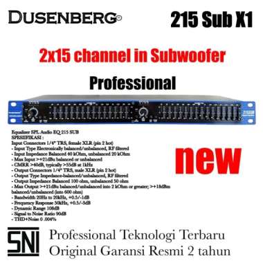 Equaliser Audio Dusenberg 215 Sub x1 Original Graphic EQ resmi Garansi 2 tahun