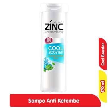 Sampo Zinc Cool Booster Shampoo 170ml - 340ml 170ml