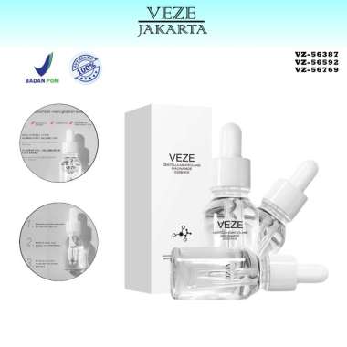 BPOM VEZE Serum Wajah Pengecil Pori-pori Pelembap Menyegarkan Kontrol Minyak Wajah Esensi Mencerahkn