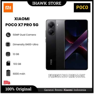 Xiaomi Poco X7 Pro 5G [12/512 GB] Garansi Resmi 12/512 GB Black