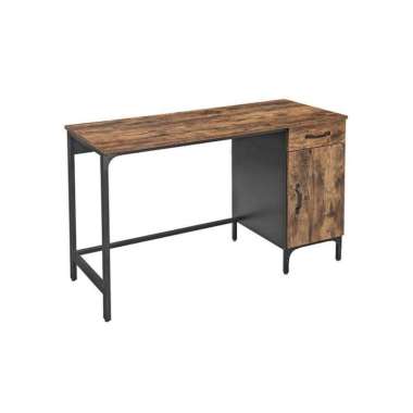 Rustic - Meja Kerja Kantor | Meja Belajar Laci Kabinet Kayu M.K - Rustic