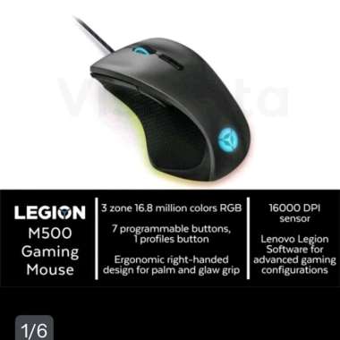 LENOVO LEGION M500 RGB GAMING MOUSE ORIGINAL NEW