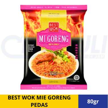 BEST WOK MIE GORENG PEDAS 80gr