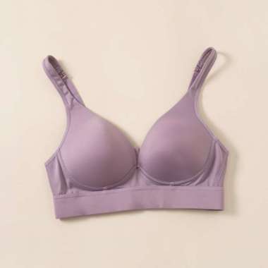 Felancy Bra Full Cover 071-1074 - Cup C & D 34C/075 Maroon Pink