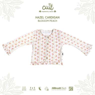 CUIT Hazel Cardigan Rib Motif Kardigan Bayi Anak Perempuan 1 - 6 Tahun XXL (3-4 Tahun) Blossom Peach