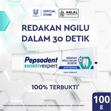Pepsodent sensitive expert whitening / original / complete care pasta gigi 100 gram whitening