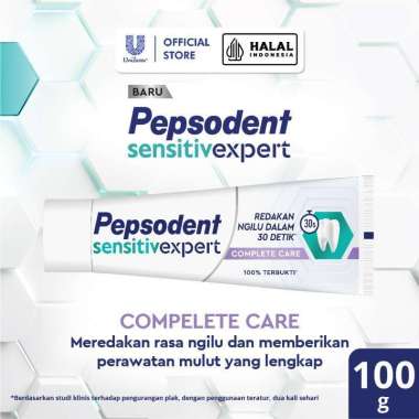 Pepsodent sensitive expert whitening / original / complete care pasta gigi 100 gram complete care