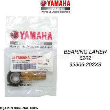 BEARING LAHER 6202 ORIGINAL YAMAHA GENUINE PART 93306-202X8 / LAHER 6202 YAMAHA