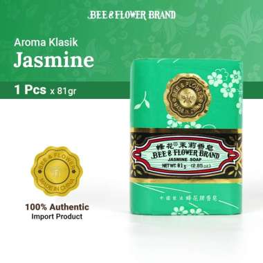 Bee Flower Import Jasmine 81 gr - Sabun Tawon Jasmine Original 81gr