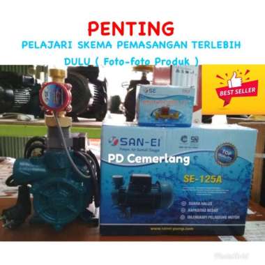 Pompa pendorong air toren booster pump sanei shimizu sanyo wasser