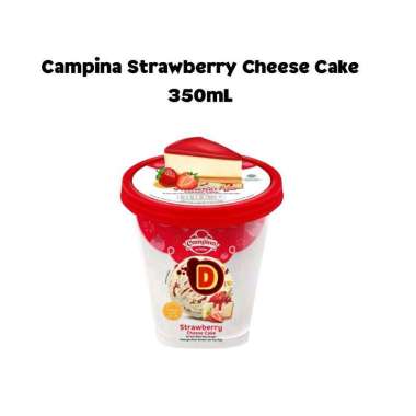 Ice Cream Campina Strawberry Cheesecake 350ml