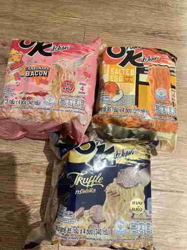 Oriental Kitchen OK Mie Instan 85gr MAMA OK intan noodle Salted Egg