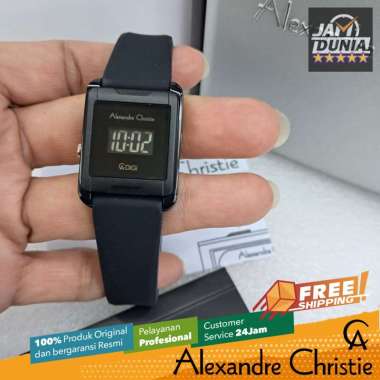 JAM ALEXANDRE CHRISTIE WANITA 9499 AC9499 AC 9499 FULL BLACK ORIGINAL NG RS JAM TANGAN WANITA ALEXAN