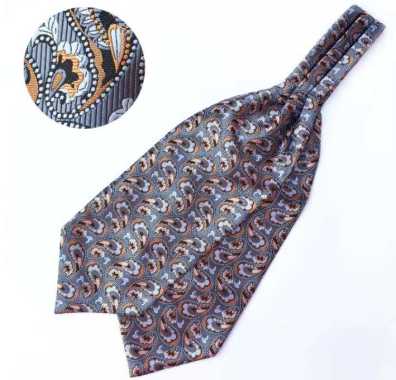 ARTHUR SCARF - ASCOT TIE CRAVAT dasi pesta wedding scarf 03