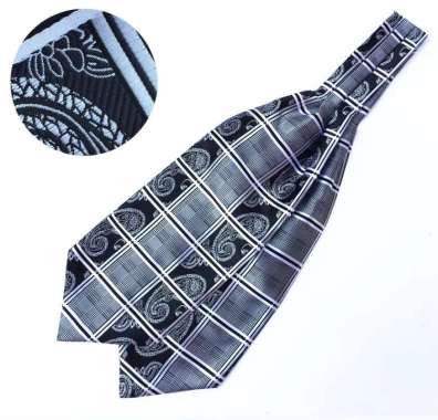 ARTHUR SCARF - ASCOT TIE CRAVAT dasi pesta wedding scarf 10