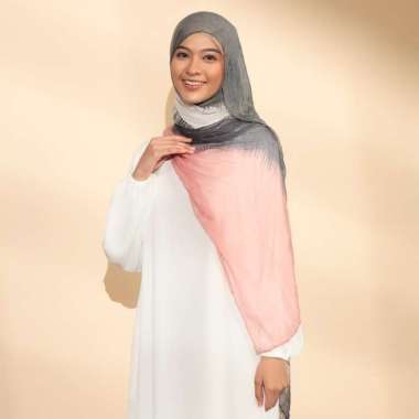 Lozy Hijab - Oubre Shawl Viscose Gradasi (Pashmina Viscose Crincle Gradasi Warna) Sienna