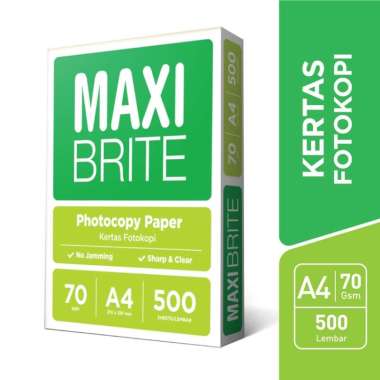 Maxi Brite Photocopy Paper 70gsm A4 per RIM - MBR PC 70 A4