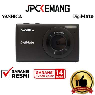 JPC KEMANG Yashica DigiMate Compact Digital Pocket Camera Yashica Digi Mate GARANSI RESMI Black