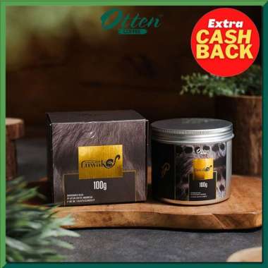 Kopi Luwak Arabica 100g Giftbox - Biji / Bubuk Kopi Premium Luwak Otten Coffee Medium
