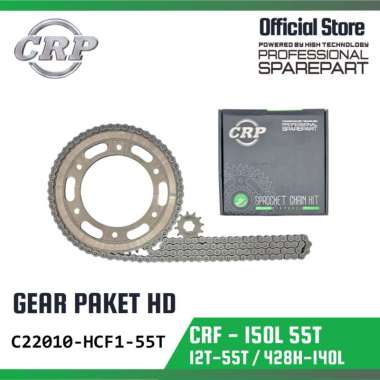 CRP untuk Honda CRF-150L 55T - Gear Set 12T-55T/428H-140L
