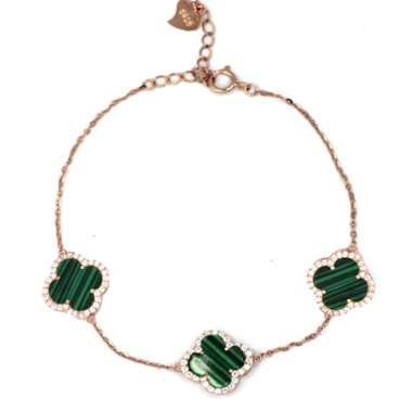 Dparis Gelang Tangan Model Van Cleef LMT279 GREEN