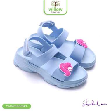 Sandal Anak Perempuan - Zandilac Barbie Biru Laut