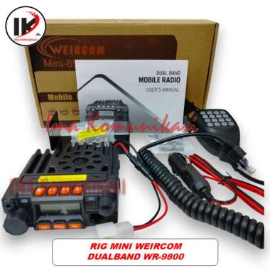 RADIO RIG MINI WR 9800 DUAL BAND MURAH / RIG MINI DUAL BAND MERK WEIRCOM WR9800 MURAH WEIRCOM WR9800
