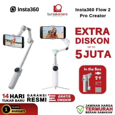 Insta360 Flow 2 Pro Standard / Creator Gimbal Stabilizer Smartphone HP Insta 360 Flow 2 Pro Creator