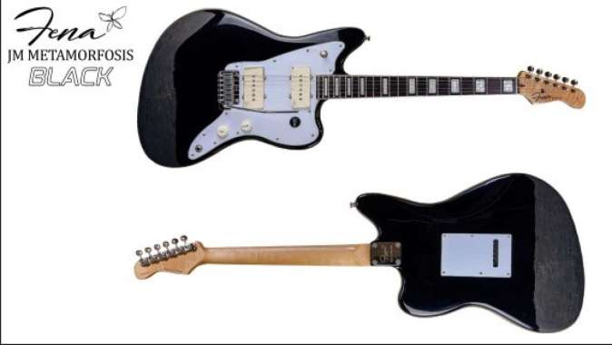 Fena Metamorfosis JM Jazz Master Electric Guitar Black